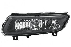 Proiector ceata Stanga (H8/P21W, cu lumini curbe; cu lumini de zi; Mod. BlueGT / GTI / R-Line; negru) potrivit VW POLO, POLO IV, POLO V 06.09- - Img 1