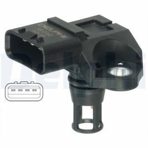 Senzor presiune galerie admisie (4 pin) potrivit CITROEN C1, C1 II; DAIHATSU CUORE VII, SIRION; LEXUS GS, GX, RX; PEUGEOT 107, 108; SUBARU JUSTY IV; TOYOTA AYGO 1.0-4.6 01.05- - Img 2