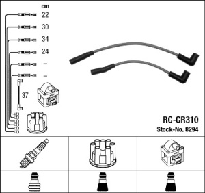 Set cablaj aprindere Jeep Cherokee 2.5 10.90 - 09.99 - Img 2