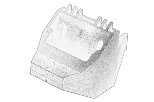 Suport radiator potrivit BMW 3 (E46), Z4 (E85) 1.6-3.2 12.97-02.09 - Img 2
