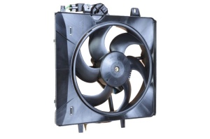 Ventilator radiator (cu carcasa) potrivit CITROEN C2, C2 ENTERPRISE, C3 I, C3 PLURIEL, C5 II; PEUGEOT 1007 1.1-2.2D 02.02- - Img 3