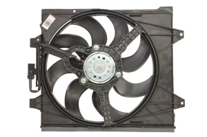 Ventilator radiator (cu carcasa) potrivit FIAT 500 1.2/1.3D/1.4 07.07- - Img 2