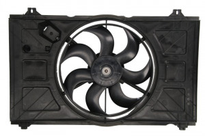 Ventilator radiator (cu carcasa) potrivit KIA RIO II 1.4/1.6 03.05-12.11 - Img 1