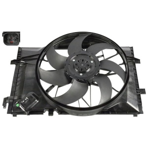 Ventilator radiator (cu carcasa) potrivit MERCEDES C (CL203), C T-MODEL (S203), C (W203), CLC (CL203), CLK (A209), CLK (C209), SLK (R171) 1.8-5.5 05.00-06.11 - Img 1