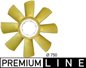 Ventilator radiator (diameter 750mm, numar lame 8) potrivit RVI MAGNUM; VOLVO FH16 D16C550-DXi13 01.03- - Img 2
