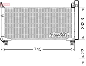 Condensator climatizare (cu uscator) potrivit LEXUS RX 3.5H 11.15- - Img 3