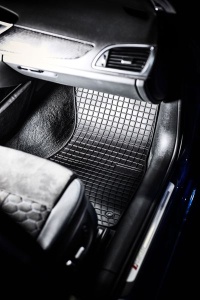 Covoras podea cauciuc FROGUM Rubber, 4 buc BASIC, fata/spate, set, culoare negru, potrivit SUBARU IMPREZA, LEVORG, XV 01.10-, Station wagon / SUV - Img 3