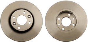 Disc frana Fata Dreapta/Stanga potrivit DACIA LOGAN, LOGAN EXPRESS, LOGAN MCV; LADA LARGUS; NISSAN MICRA C+C III, MICRA III, MICRA V, NOTE, TIIDA; RENAULT CLIO III 0.9-2.0 11.02- - Img 3
