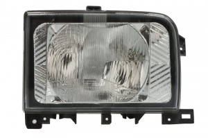 Far Dreapta (halogen, H4/W5W, electric, cu motor, culoare insertie: cromat) potrivit NISSAN CABSTAR E - Img 1