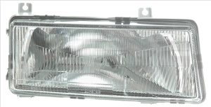 Far fata Dreapta (H4, electric, fara motoras, culoare insertie: argintiu) potrivit SKODA FELICIA II - Img 3