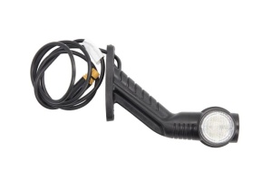 Lumina clarificare stanga, portocaliu/rosu/alb, LED, suprafata, lungime cablu 1250mm, cu brat lung, 24V (cu un dop, conector: ASS3 3PIN) - Img 2