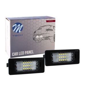 Lumina numar inmatriculare, culoare lumina: alb; set, 12V, cu aprobare circulatie potrivit AUDI A1, A4 ALLROAD B8, A4 B6, A4 B7, A4 B8, A5, A6 ALLROAD C6, A6 ALLROAD C7, A6 C6, A6 C7, A7, Q5, TT 04.02-10.18 - Img 3