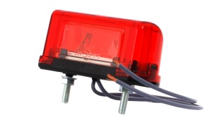 Lumina numar inmatriculare (culoare: rosu, lungime cablu: 175mm, cu lumină de poziţie) - Img 2