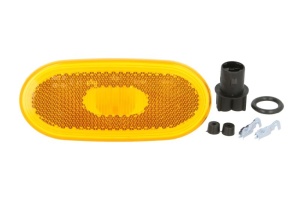 Lumini clarificare stanga/dreapta, portocaliu, LED, inaltime 46,7mm; latime 106,3mm; adancime 50,9mm, 12/24V (oval cu reflector HOR 59) potrivit MERCEDES SPRINTER 3,5-T (B906), SPRINTER 3-T (B906) 04.06-12.18 - Img 1