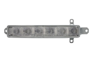 Lumini de zi stanga/dreapta (LED, culoare: crom) potrivit CITROEN BERLINGO II, C1, C1 II, C3 II, C3 PICASSO, JUMPY, SPACETOURER; OPEL VIVARO C, ZAFIRA LIFE; PEUGEOT 107, 108, 308 II, EXPERT 03.12- - Img 1