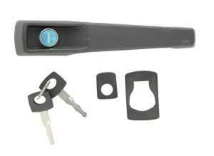 Maner usa Fata Dreapta/Stanga (cu cheie, extern, cu incuietoare, negru) potrivit MERCEDES T1 (601), T1 (601, 611), T1 (602), T1 (B601), T1 (B602), T1/TN 2.3-3.0D 04.77-02.96 - Img 1