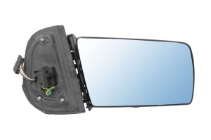 Oglinda laterala Dreapta (electric, asferice, incalzita, albastru, pliabil electric) potrivit MERCEDES E T-MODEL (S210), E (VF210), E (W210), S (W140) - Img 1