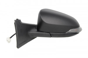Oglinda laterala Stanga manual, convexa, crom potrivit TOYOTA YARIS, YARIS/HATCHBACK - Img 2