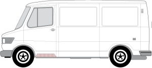 Podea cabina (scara) Stanga (partea inferioara, reparatie) potrivit MERCEDES T1 (601), T1 (601, 611), T1 (602), T1 (B601), T1 (B602), T1/TN 04.77-02.96 - Img 3