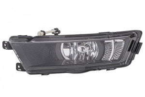 Proiector ceata Stanga (H8/LED, cu lumini de zi; negru) potrivit SKODA RAPID 05.15-12.18 - Img 1