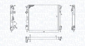 Radiator motor (Automat/Manual) potrivit DACIA LOGAN, LOGAN EXPRESS, LOGAN MCV, SANDERO, SOLENZA; RENAULT CLIO II, CLIO II/HATCHBACK, KANGOO, KANGOO EXPRESS, LOGAN I, THALIA I 1.0ALK-1.9D - Img 2