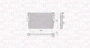 Radiator motor (Manual) potrivit IVECO DAILY III; FIAT MAREA 1.6/2.8D - Img 1