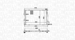 Radiator motor potrivit NISSAN QASHQAI I 1.5D - Img 2