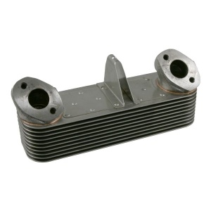 Radiator ulei (numar de nervuri: 10) potrivit MERCEDES MK, NG, O 303, O 330, OH, SK; NEOPLAN CITYLINER, MEGALINER, SKYLINER, TRANSLINER; SETRA 300 OM401.972-OM446.920 01.70- - Img 1