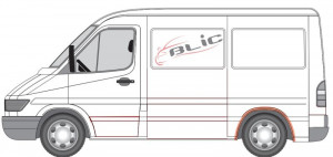 Segment aripa Spate Dreapta/Stanga (extern) potrivit MERCEDES SPRINTER 2-T (B901, B902), SPRINTER 3-T (B903), SPRINTER 4-T (B904), SPRINTER 5-T (B905); VW LT 28-35 II 02.95-05.06 - Img 2
