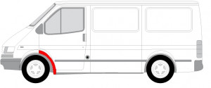 Segment reparatie aripa fata stanga FORD TRANSIT intre 1991-2000 - Img 2