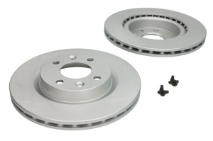 Set discuri frana (2 buc.) Fata Dreapta/Stanga potrivit DACIA LOGAN, LOGAN EXPRESS, LOGAN II, LOGAN MCV, SANDERO; DAIHATSU APPLAUSE II; DODGE RAM 1500; LADA LARGUS 1.0-4.7 09.88- - Img 1