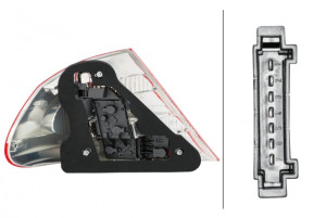 Stop lampa spate Dreapta (P21/4W/P21W/R5W) potrivit MERCEDES CLK (A209), CLK (C209) 06.02-03.10 - Img 2