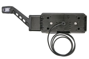 Stop spate dreapta (LED, 12/24V, cu intermitent, cu lumina de ceata, lumina de marșarier, cu lumina stop, lumini parcare, reflector triunghiular, cu lampă cu braț prelungit, lungimea cablu : 2m) - Img 2