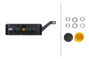 Stop spate stanga (LED, 24V, cu intermitent, cu lumina de ceata, lumina de marșarier, cu lumina stop, lumini parcare, reflector triunghiular, cu lampă cu braț prelungit) - Img 2