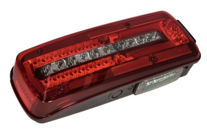 Stop spate stanga (LED, 24V, cu intermitent, cu lumina de ceata, lumina de marșarier, cu lumina stop, lumini parcare, cu lumina placuta inmatriculare, lumina laterala) potrivit MAN TGL I, TGM I, TGX I 01.04-12.23 - Img 3