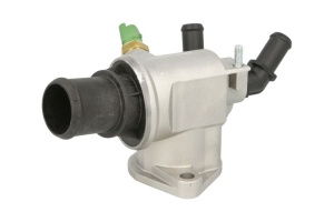 Termostat lichid racire (88°C, in carcasa) potrivit ALFA ROMEO 159, BRERA; CADILLAC BLS; FIAT CROMA, CROMA/KOMBI, GRANDE PUNTO, SEDICI; OPEL ASTRA F, ASTRA H, ASTRA H GTC 1.8-2.2 03.92- - Img 1