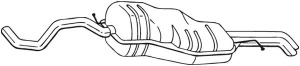 Toba finala esapament potrivit SEAT TOLEDO II; SKODA OCTAVIA I; VW BORA, BORA I, GOLF IV 1.8-2.3 08.97-12.13 - Img 2