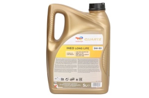 Ulei motor Quartz INEO (5L) 5W30 ;API SP; ACEA C3; BMW LL-04; ISUZU; MB 229.51; PORSCHE C30; VW 504.00; VW 507.00 - Img 2