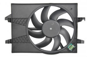 Ventilator radiator (cu carcasa) potrivit FORD FIESTA V, FOCUS C-MAX, FOCUS II, FUSION 1.3-2.0D 11.01-12.12 - Img 1
