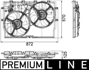 Ventilator radiator potrivit FIAT DUCATO 2.0D-3.0D 07.06- - Img 3