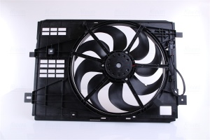 Ventilator radiator Stanga (cu carcasa) potrivit DS DS 4 II, DS 7; CITROEN BERLINGO, BERLINGO MULTISPACE, BERLINGO/MINIVAN, C5 AIRCROSS; OPEL ASTRA L, COMBO E TOUR / LIFE 1.2-Electric 04.08- - Img 1
