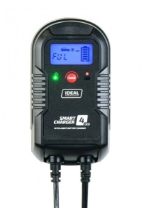 Aparat incarcat baterii auto SMART CHARGER 4 LCD, voltaj incarcare: 6/12 V IDEAL, curent incarcare: 2/4A, alimentare: 230V, tip baterie: AGM/GEL/MF/WEL - Img 1