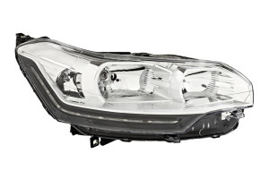 Far Dreapta (halogen, H1/H7, electric, cu motor) potrivit CITROEN C5 III 02.08- - Img 3
