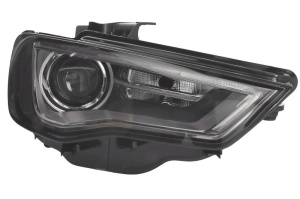 Far fata Dreapta (D3S/LED/PWY24W, electric, cu motor, culoare insert: gri) potrivit AUDI A3 - Img 1
