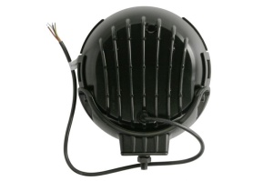 Far universal stanga/dreapta (faza lunga, FERVOR 180, LED, 12/24V, 3; 27W, inaltime 202mm, diametru 180mm, adancime: 69mm, transparent, metal/plastic, negru/crom, lumini pozitie, lungime cablu: - Img 2