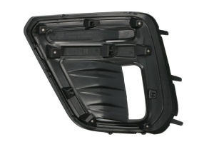 Grila ventilatie bara fata dreapta (cu dungă neagra, cu orificii pentru lumini de zi, negru) potrivit SUBARU FORESTER SK 06.19-12.21 - Img 2