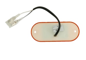Lumina delimitare stanga/dreapta, portocaliu, LED, inaltime 45mm; latime 110mm; adancime 13mm lungime cablu 100mm, fara prindere, 12V - Img 2