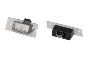 Lumina numar inmatriculare, culoare lumina: alb, 12V, cu aprobare circulatie potrivit AUDI A3, A4 B5 11.94-05.03 - Img 1
