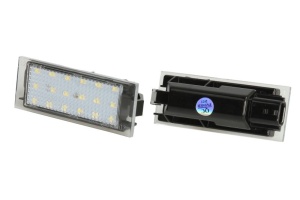 Lumina numar inmatriculare, culoare lumina: alb, 12V, cu aprobare circulatie potrivit RENAULT MEGANE II 05.05-07.09 - Img 1