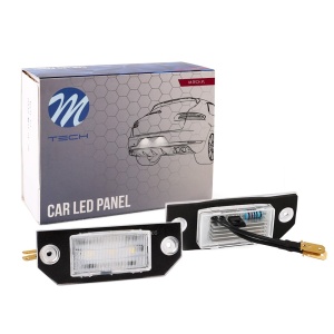 Lumina numar inmatriculare, culoare lumina: alb; set, 12V, cu aprobare circulatie potrivit FORD FOCUS II 07.04-09.12 - Img 3